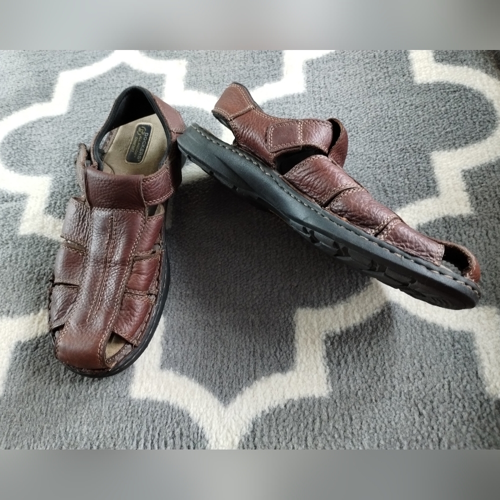 Men's Dockers Searose Fisherman Leather Sandals - Picture 2 of 10